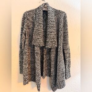 INC International Concepts Black and White Cardigan